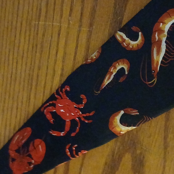 🤠New Houston Uniform & Apparel Co.  Seafood Tie - Picture 2 of 3